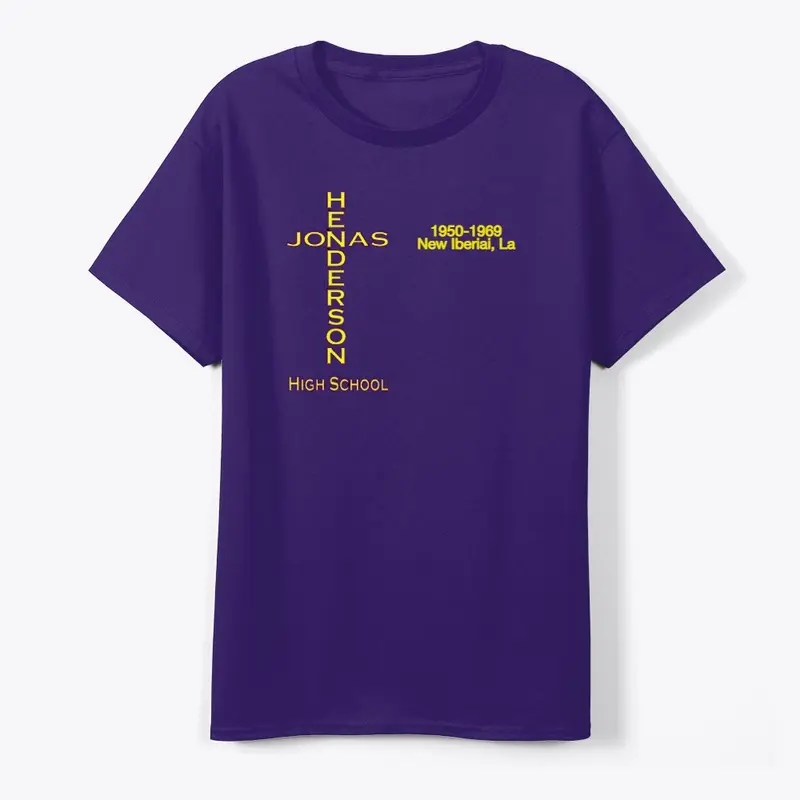 Jonas Henderson High School Purple Cross