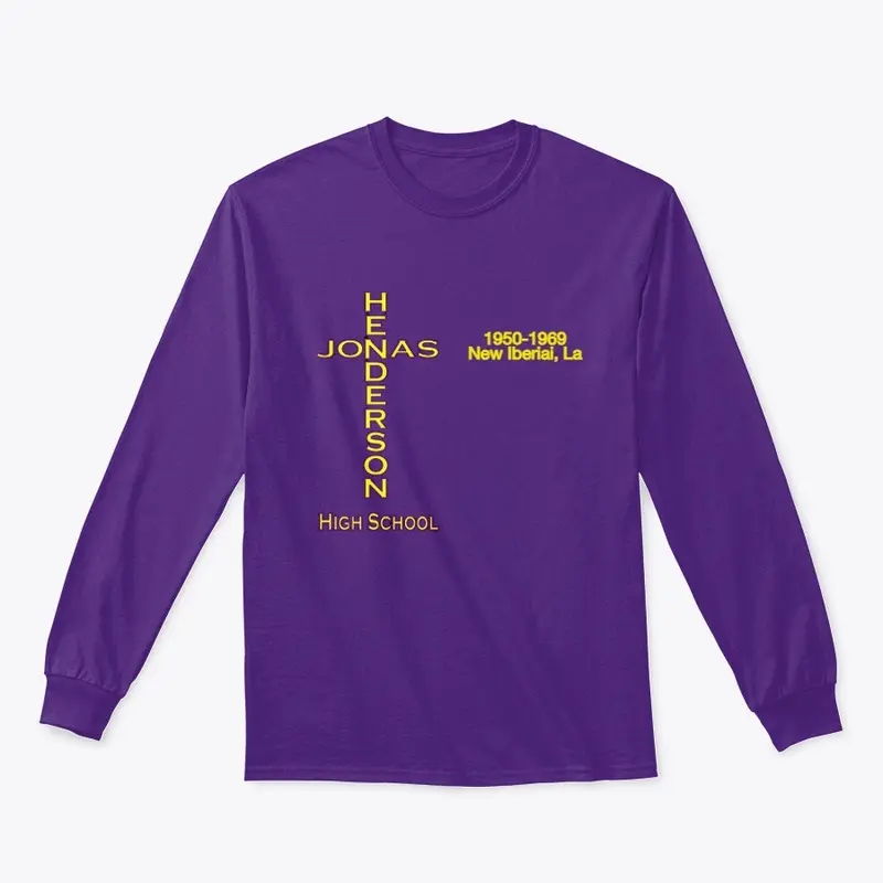 Jonas Henderson High School Purple Cross